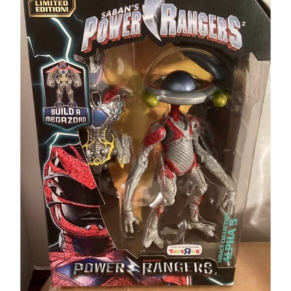 Sabans Power Rangers Legacy Alpha 5 Figure Limited Edition Build-A-Megazord Toy - Picture 2 of 4